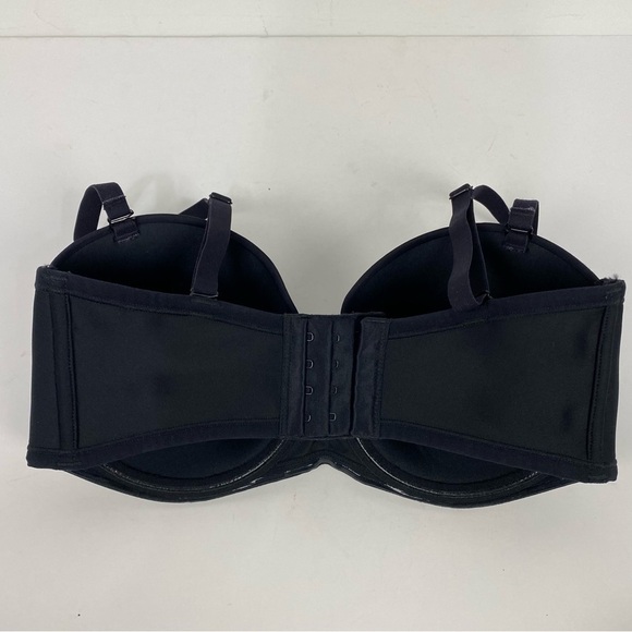Vanity Fair Black Underwire Bra With Rubber Grips - Picture 2 of 6